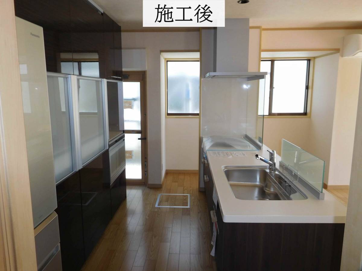 永光トーヨー住器のキッチン改修工事の施工後の写真1