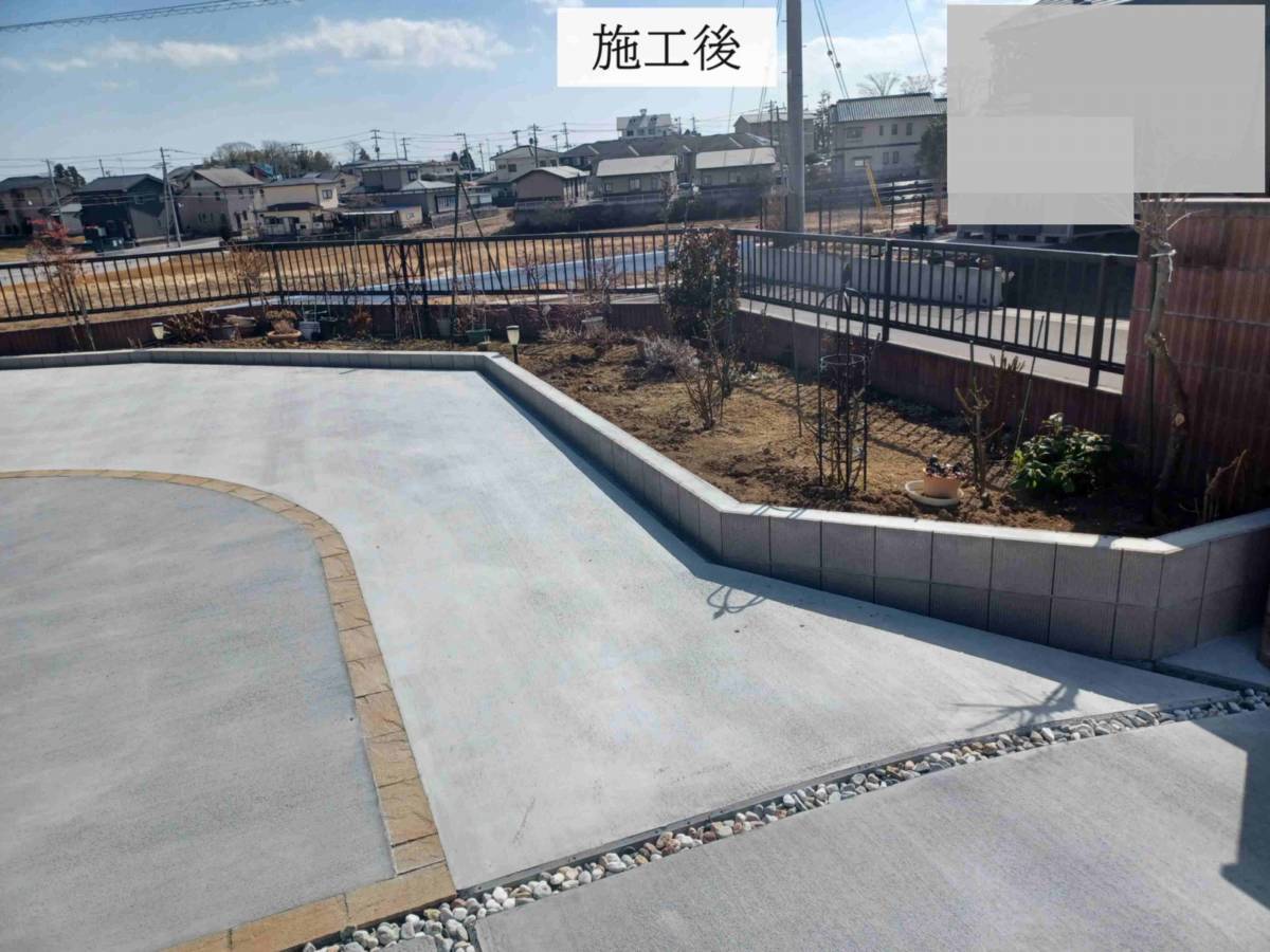 永光トーヨー住器の外構工事の施工後の写真3