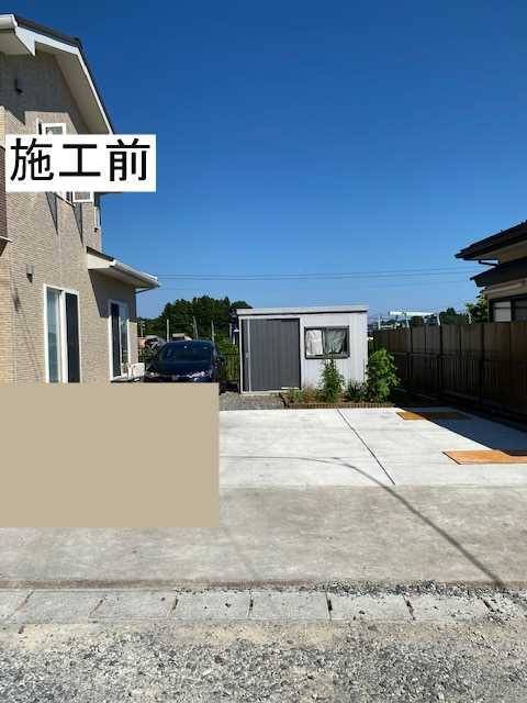 永光トーヨー住器の◆カーポート設置◆宮城県気仙沼市◆の施工前の写真1