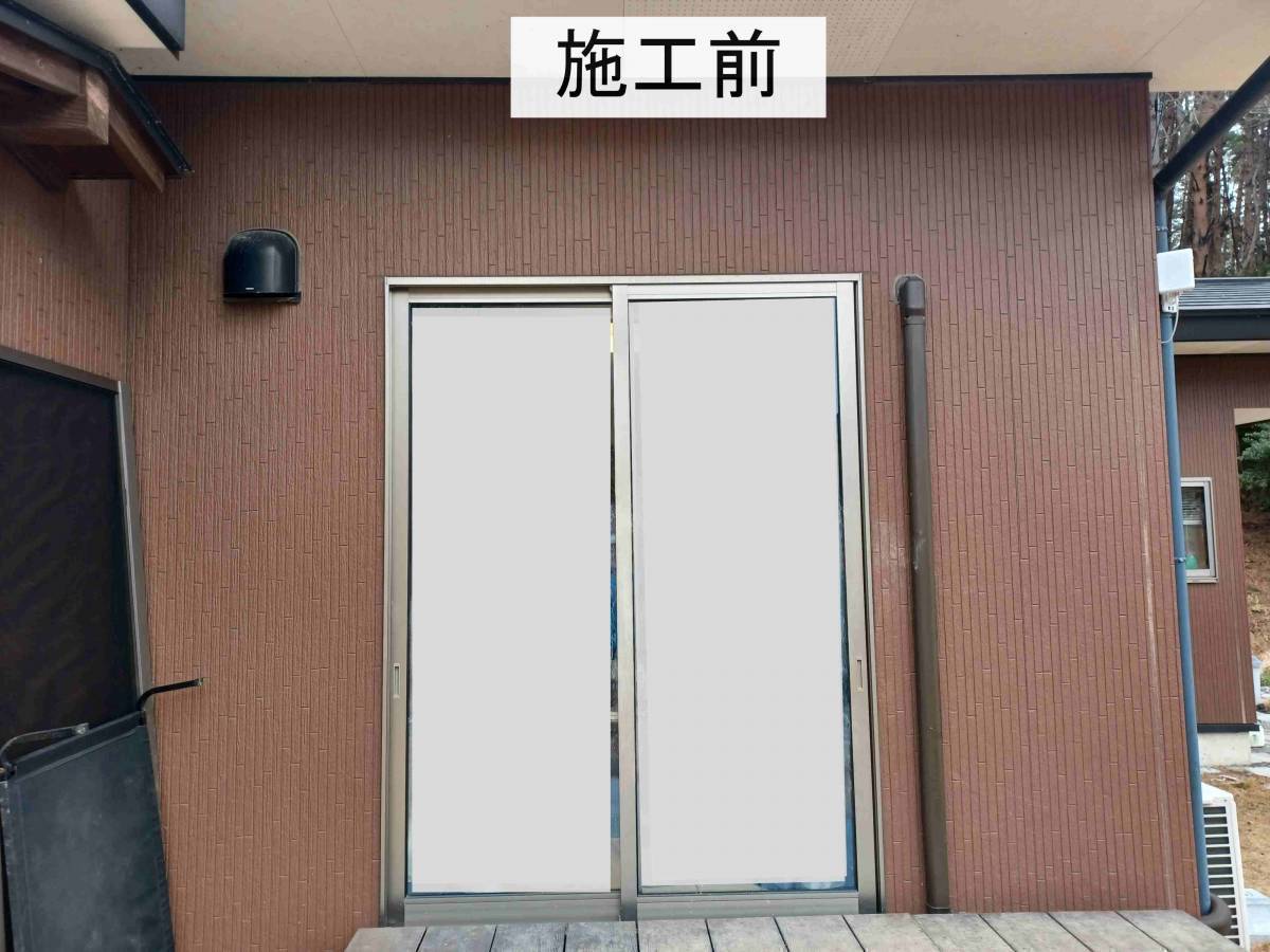 永光トーヨー住器のサンルーム設置工事の施工前の写真1