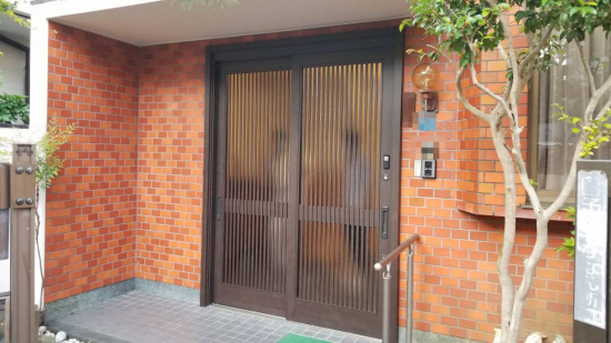 スルガリックス 静岡店の玄関引戸を電気錠にしたい施工事例写真1
