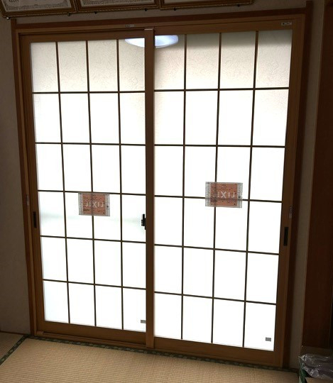協邦の＜防音・断熱＞和室の内窓取付に和障子ガラスはいかがでしょうか。の施工後の写真1