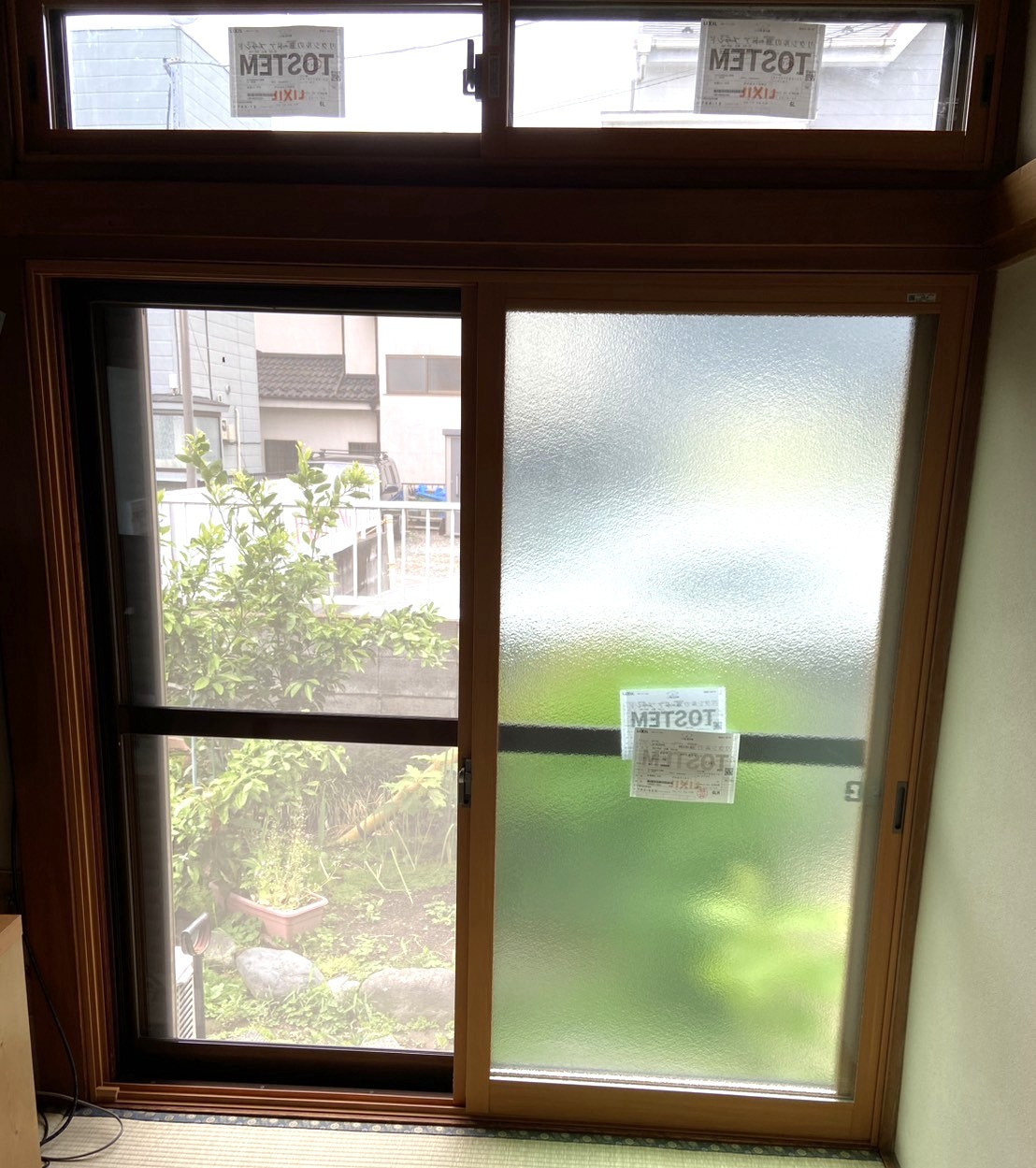 窓みらいの【さいたま市】和室のランマ付引違い窓に「内窓」リフォーム！の施工後の写真1