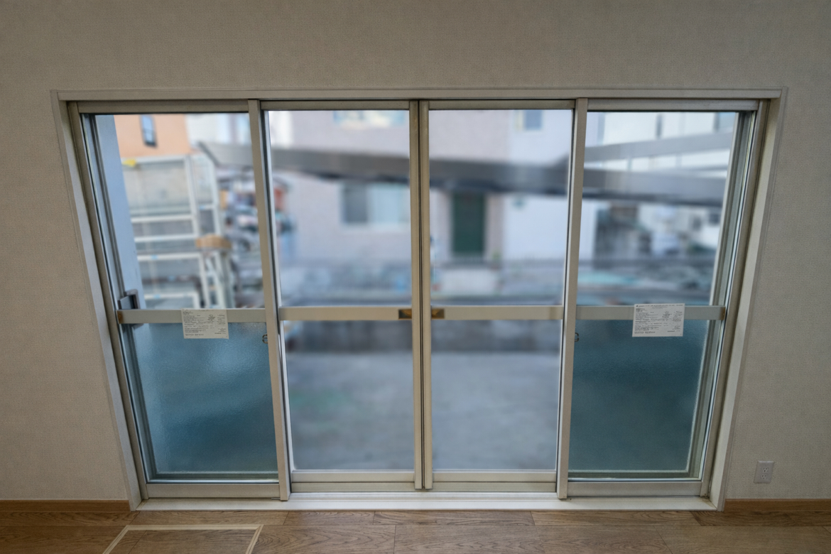 窓みらいの【さいたま市見沼区】内窓（インプラス)取付工事しました。の施工前の写真1