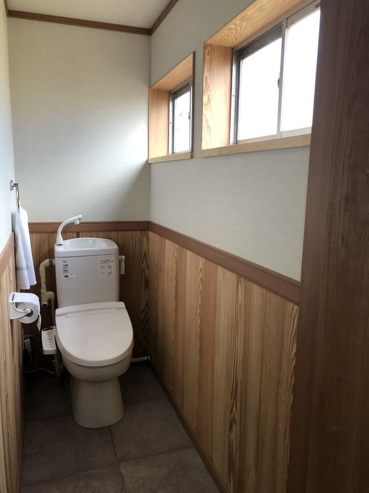 五城目トーヨー住器 能代店のトイレ空間が生まれ変わりました!の施工後の写真1