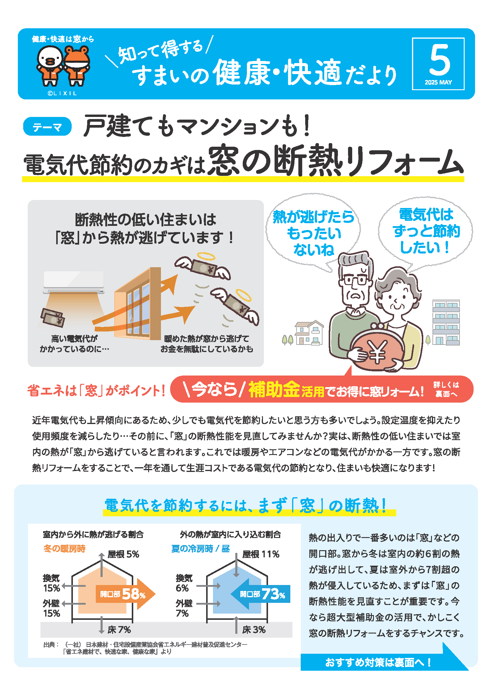電気代節約のカギは【窓の断熱リフォーム】 イワセトーヨー住器のブログ 写真2