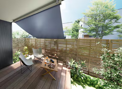 イワセトーヨー住器のさいたま市【おしゃれに日よけ】スタイルシェード取付工事の施工事例詳細写真3