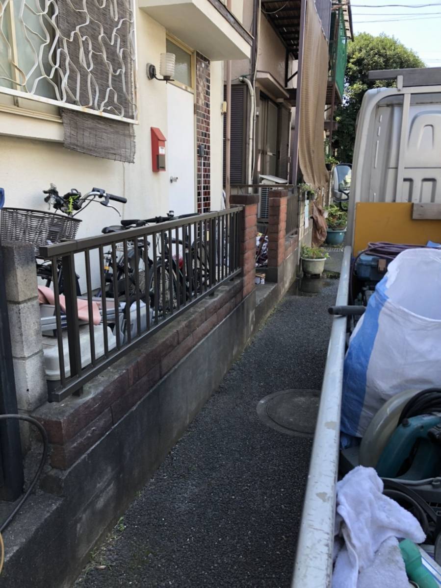 イワセトーヨー住器のフェンス交換　スチールフェンスをアルミフェンスに交換しました／川口市の施工後の写真2