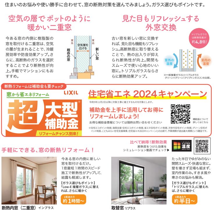 えっ！そんないい補助金あるんですか！？と、お電話がありました。 窓ドア京橋駅前店のブログ 写真7