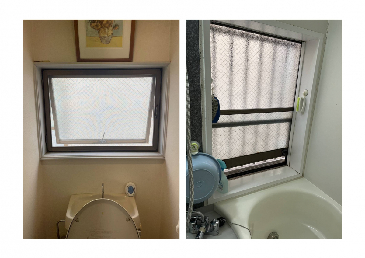 太陽トーヨーの座間市 / 内窓取付工事 / インプラスの施工前の写真2
