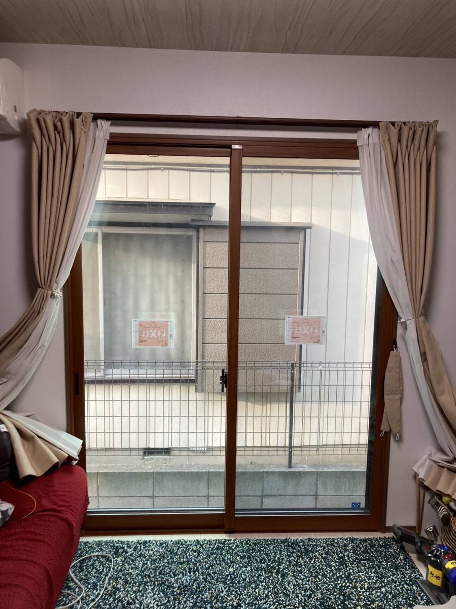 みもとトーヨーの住宅省エネキャンペーン2023　補助金対象：内窓　インプラスの施工後の写真1