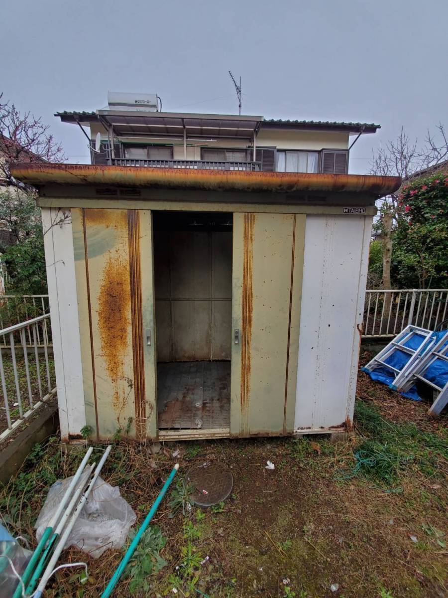 みもとトーヨーの【イナバ物置】組立・設置工事の施工前の写真1