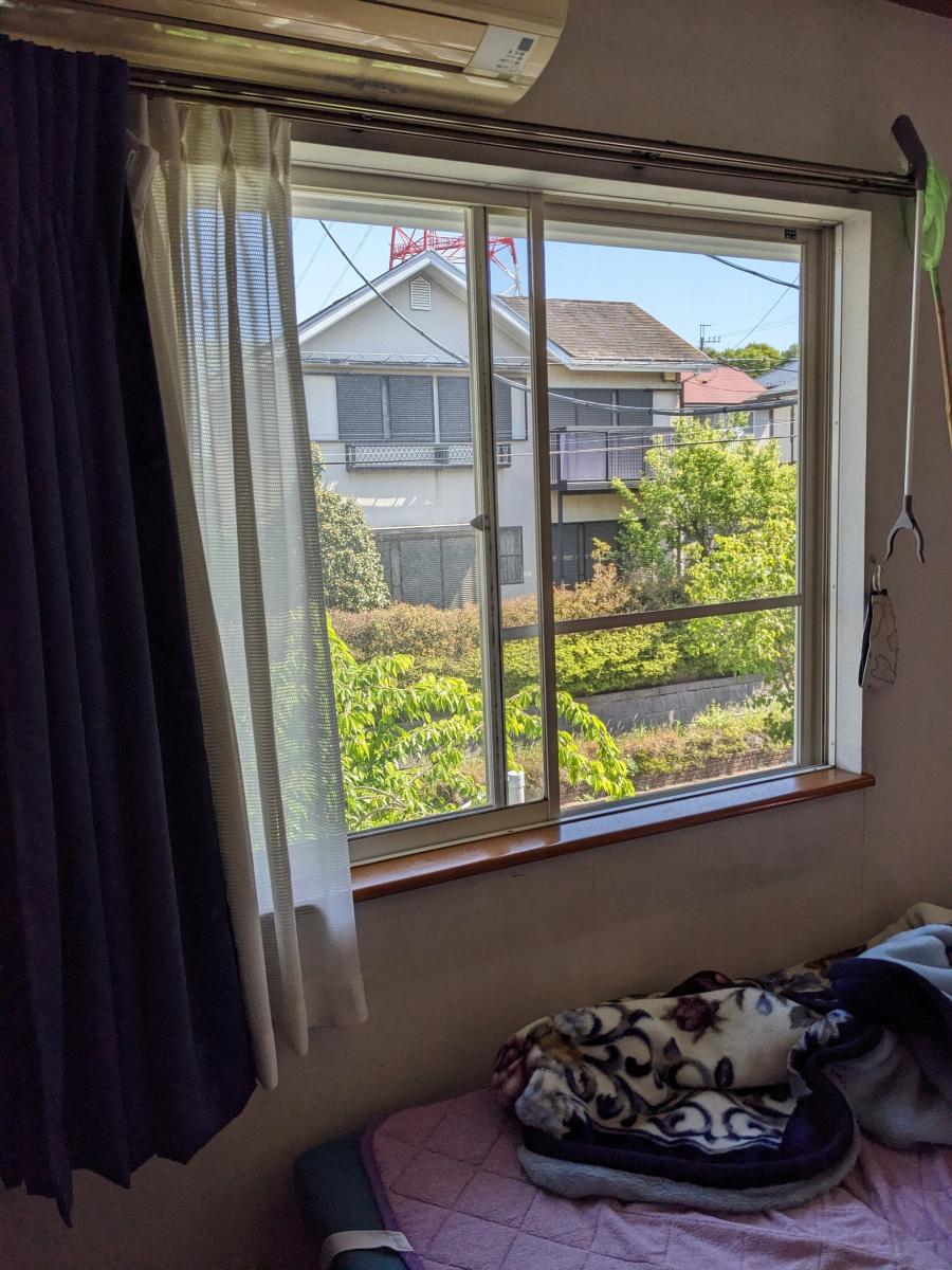 やまざきトーヨー住器の外窓交換・内窓設置工事(野田市)の施工前の写真2