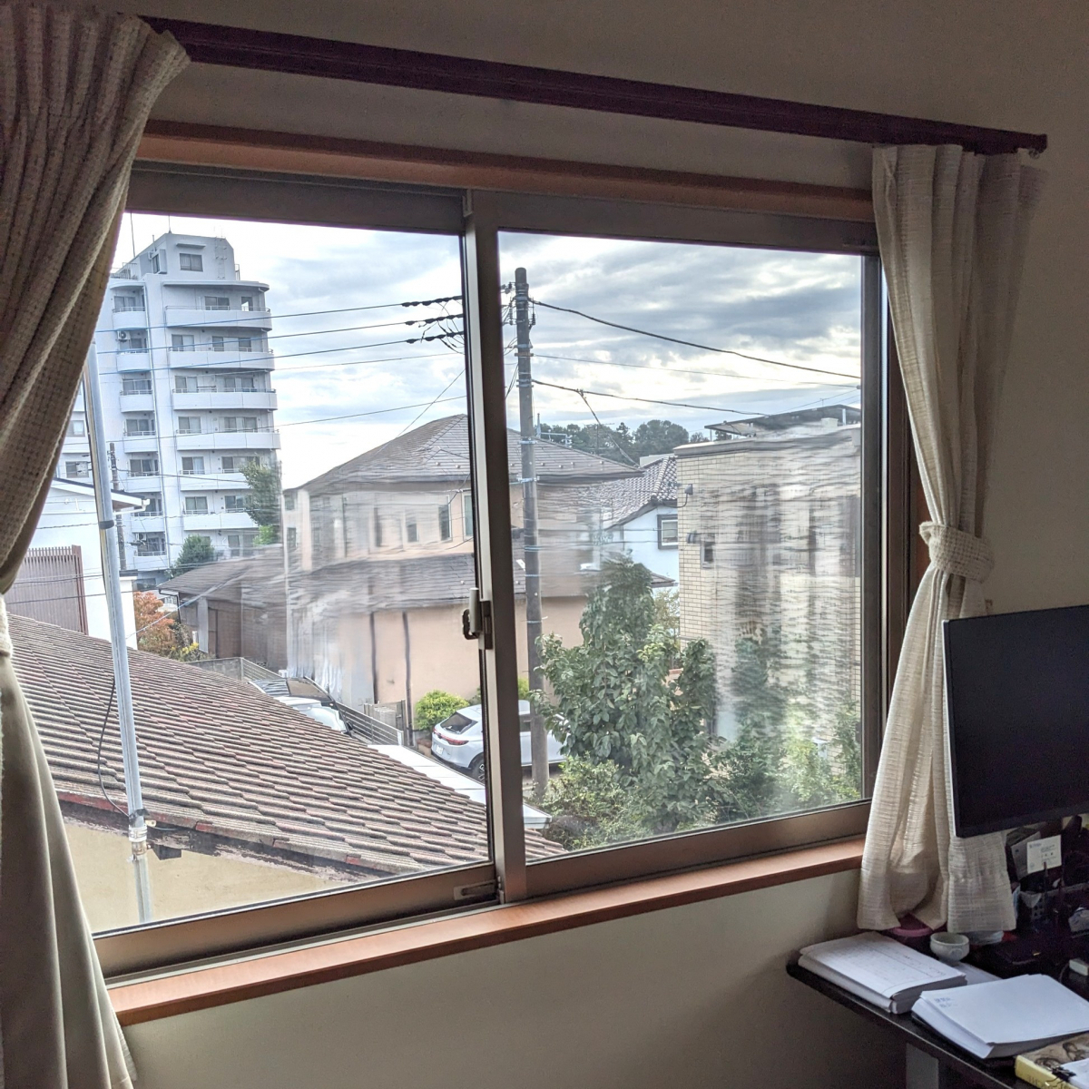 やまざきトーヨー住器の内窓「インプラス」設置工事（流山市）の施工前の写真2