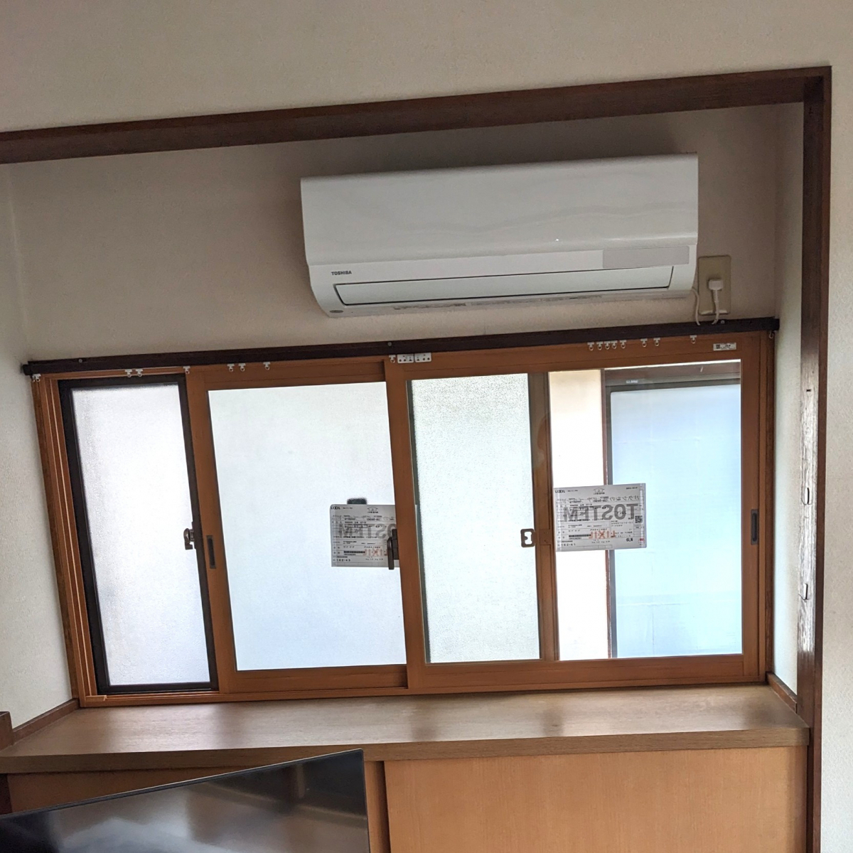 やまざきトーヨー住器の取替窓「リプラス」・内窓「インプラス」設置工事（流山市）の施工後の写真1