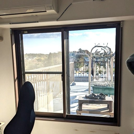 やまざきトーヨー住器の内窓「インプラス」設置工事（流山市）の施工前の写真2