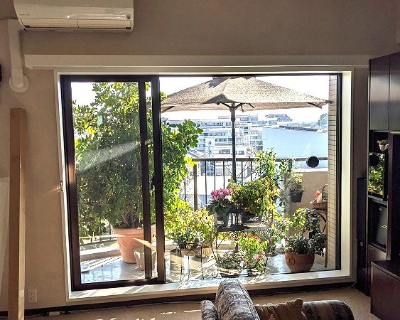 やまざきトーヨー住器の内窓インプラス　設置工事(流山市)の施工前の写真1