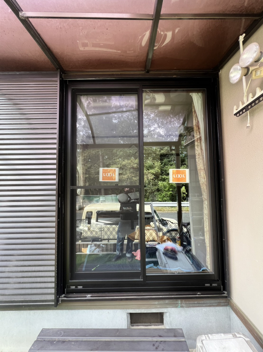 笠間トーヨー住器の水戸市　取替窓工事の施工後の写真1