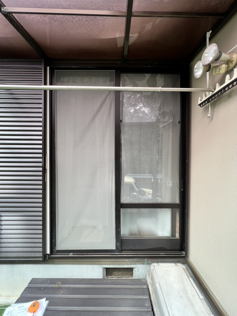 笠間トーヨー住器の水戸市　取替窓工事の施工前の写真1