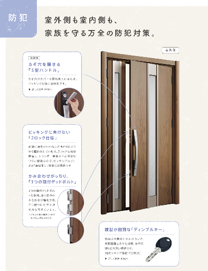 笠間トーヨー住器の笠間市玄関ドア工事の施工後の写真2
