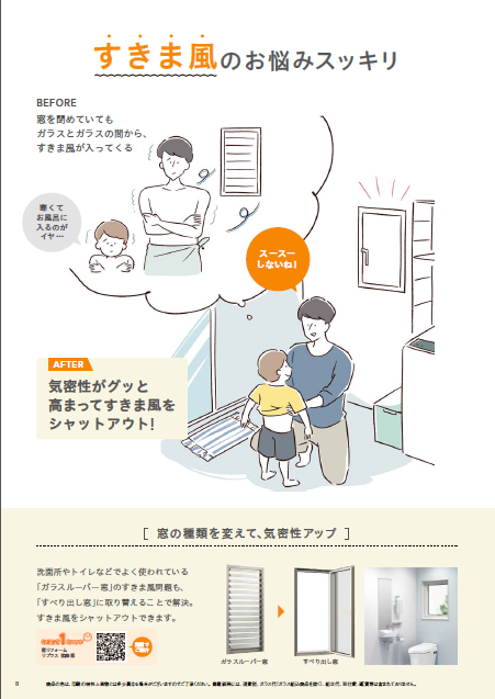 笠間トーヨー住器の笠間市　取替窓工事の施工後の写真2