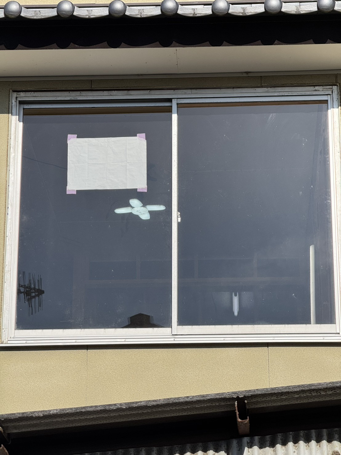 笠間トーヨー住器の笠間市　取替窓工事の施工前の写真1