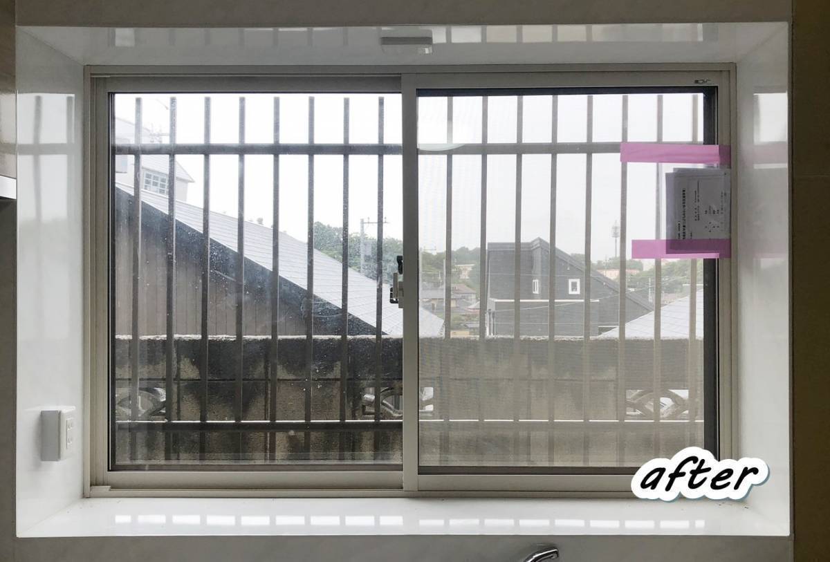 サガワトーヨー住器の窓　リフォーム　LIXILの内窓「インプラス」/キッチン/居間の施工後の写真1
