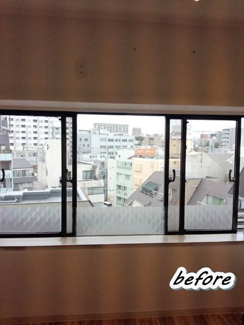 サガワトーヨー住器の窓　リフォーム　LIXILの内窓「インプラス」の施工前の写真1