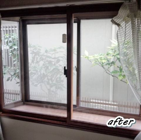 サガワトーヨー住器の窓　リフォーム　LIXILの内窓「インプラス」/出窓の施工後の写真1