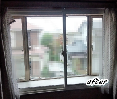 サガワトーヨー住器の窓　リフォーム　LIXILの内窓「インプラス」/出窓の施工後の写真2