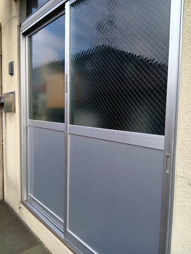 サガワの店舗引戸の障子セット交換で快適に😊の施工後の写真1