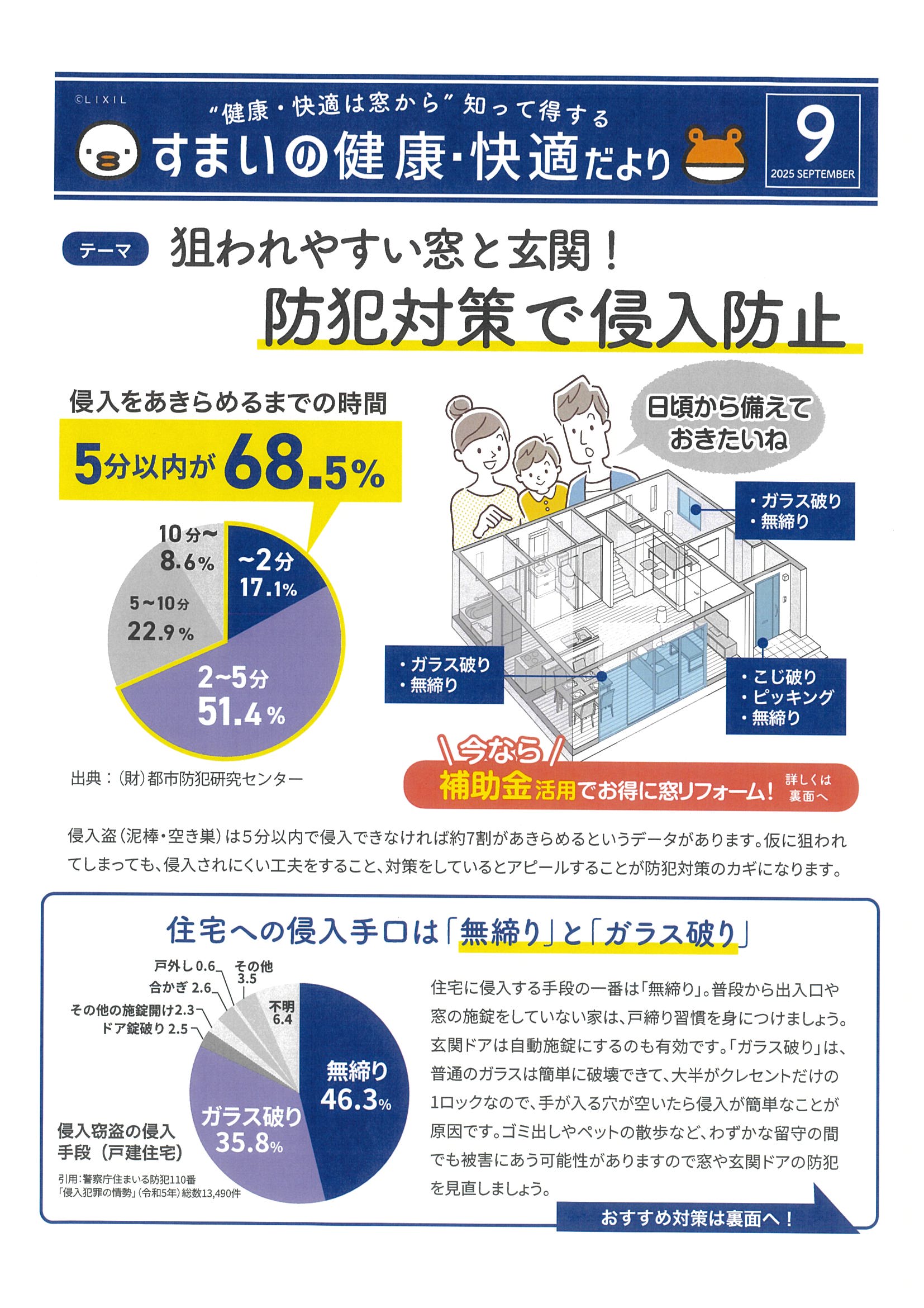 すまいの健康・快適だより　9 フジテックトーヨー住器のブログ 写真1