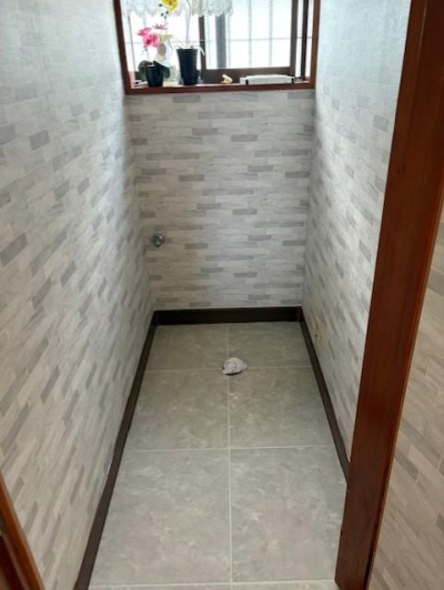 ミネトーヨー住器の【動画有】改修工事【トイレ設置工事】の施工前の写真1