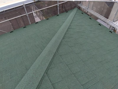 ミネトーヨー住器の【八王子市】屋根材交換工事の施工後の写真1