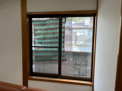 ミネトーヨー住器の【八王子市】和紙調ガラス仕様　内窓インプラス設置工事の施工前の写真1