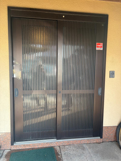 ミネトーヨー住器の【八王子市】玄関引戸カバー工事の施工前の写真1