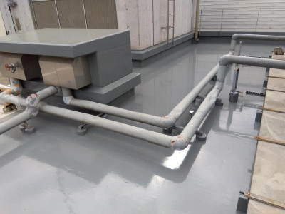 ミネトーヨー住器の【私立大学　屋上防水工事】の施工後の写真1