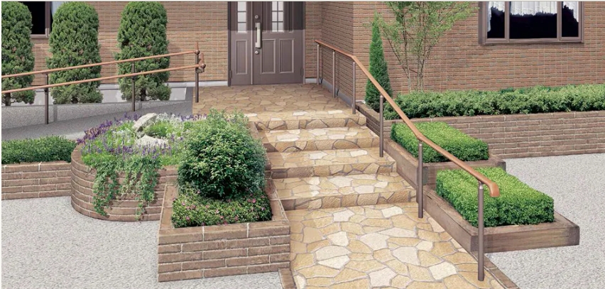 大和アルミトーヨー住器の（吉野ヶ里町）ご高齢の方、お子様にもやさしい🌟転倒防止！歩行補助手すり設置の施工事例詳細写真1