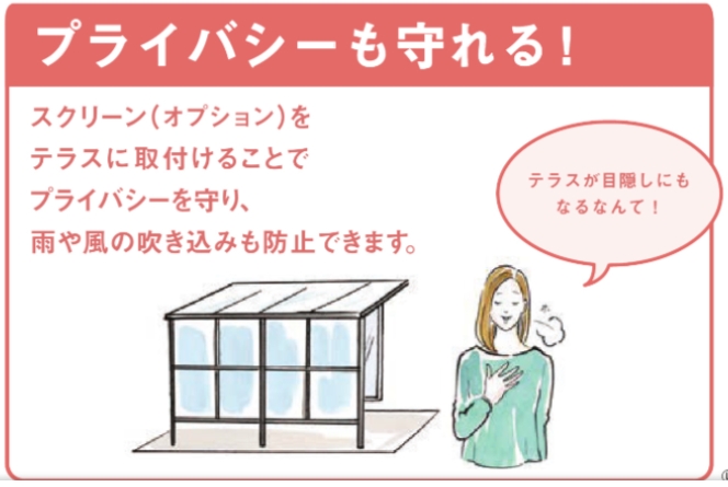 大和アルミトーヨー住器の（吉野ヶ里町）古くなった波板テラスからポリカ屋根のテラス「スピーネ」へ！の施工事例詳細写真7