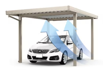 大和アルミトーヨー住器のカーポートSW設置しました！（嬉野市）の施工事例詳細写真2