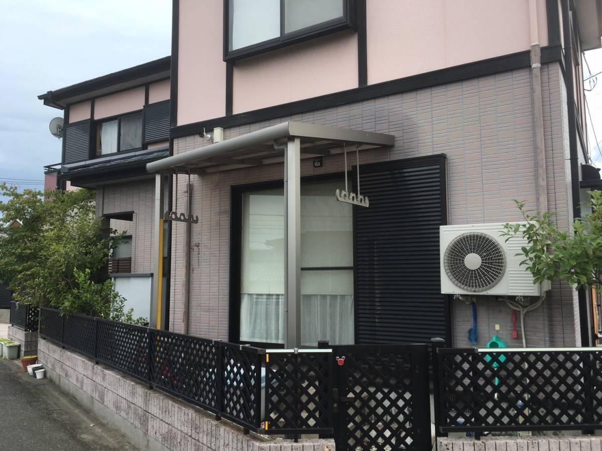 大和アルミトーヨー住器のテラス移設の施工後の写真1