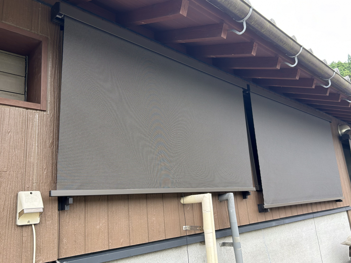 大和アルミトーヨー住器のスタイルシェード取付の施工後の写真1