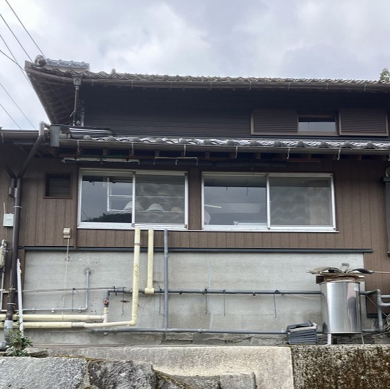 大和アルミトーヨー住器のスタイルシェード取付の施工前の写真1