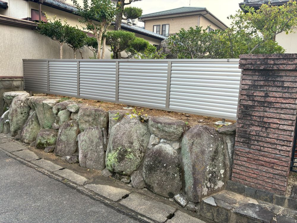 大和アルミトーヨー住器のフェンス設置工事の施工後の写真2