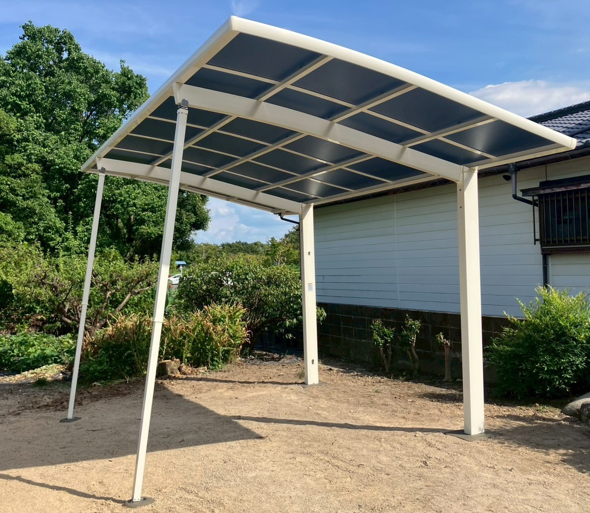 大和アルミトーヨー住器のカーポート設置しました！の施工後の写真1