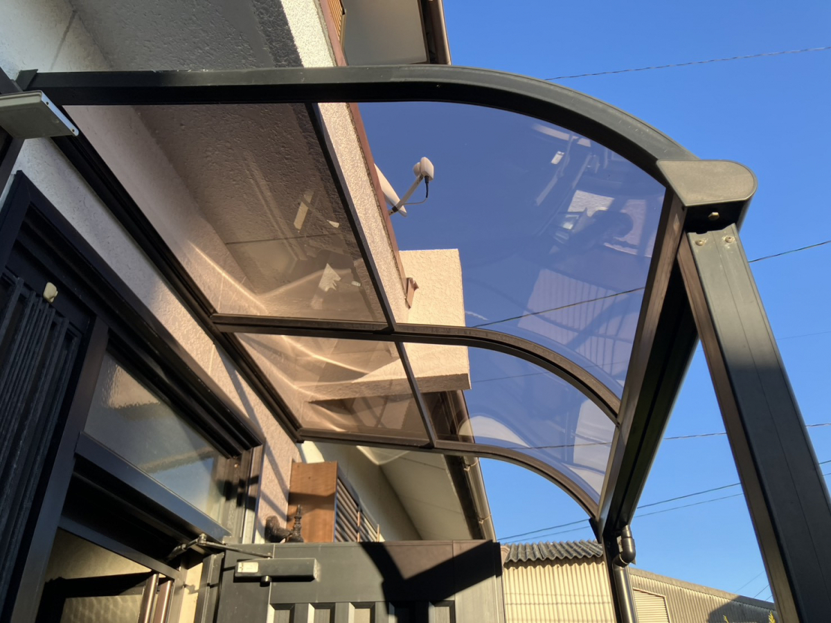 大和アルミトーヨー住器の劣化が見られるテラスパネルを張り替えました✨（佐賀市）の施工後の写真1