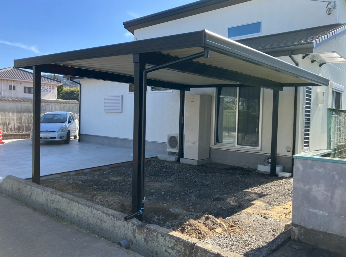 大和アルミトーヨー住器のカーポートSW設置しました！（嬉野市）の施工後の写真2
