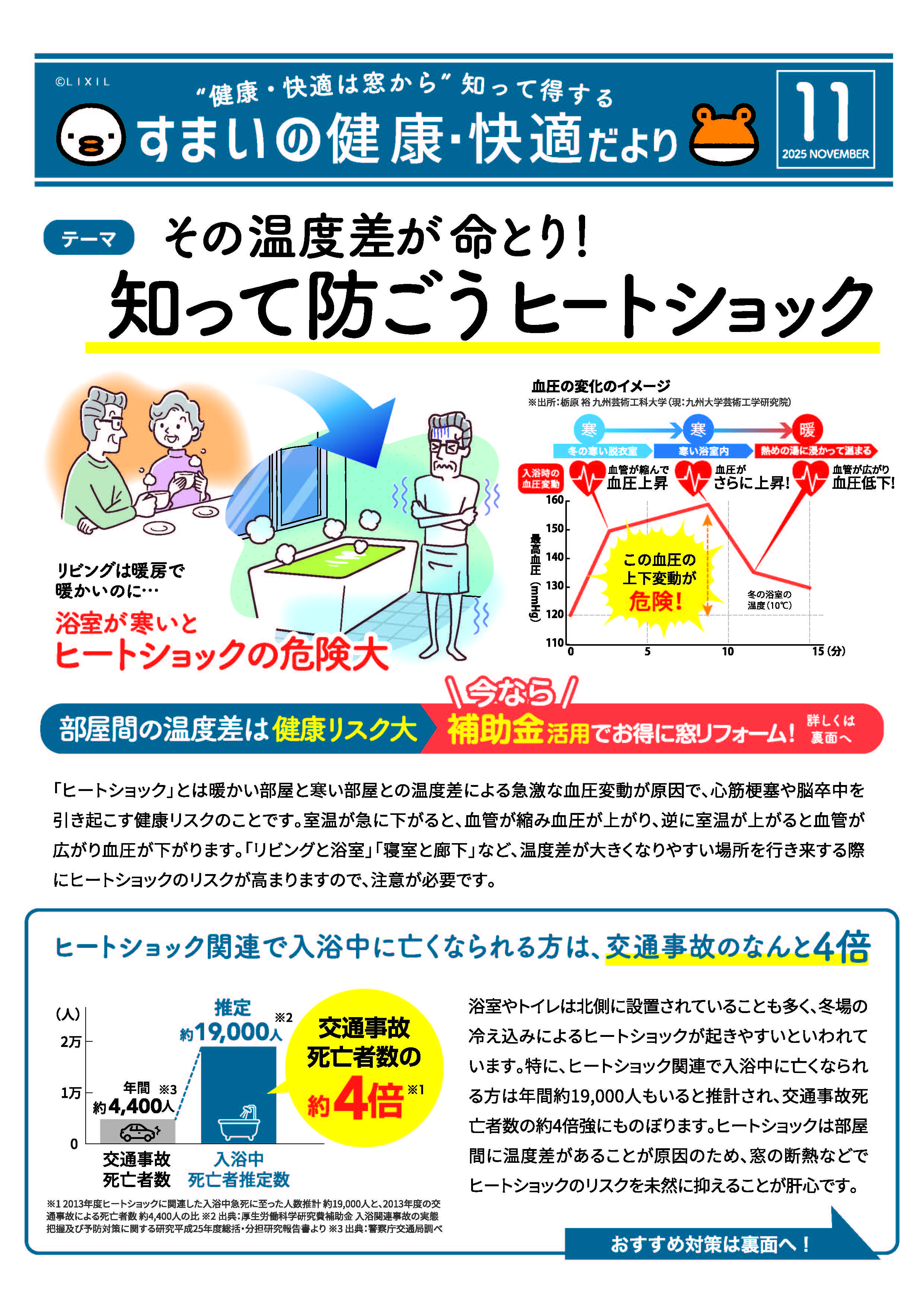 すまいの健康・快適だより2025年11月号 サトートーヨー住器のブログ 写真1