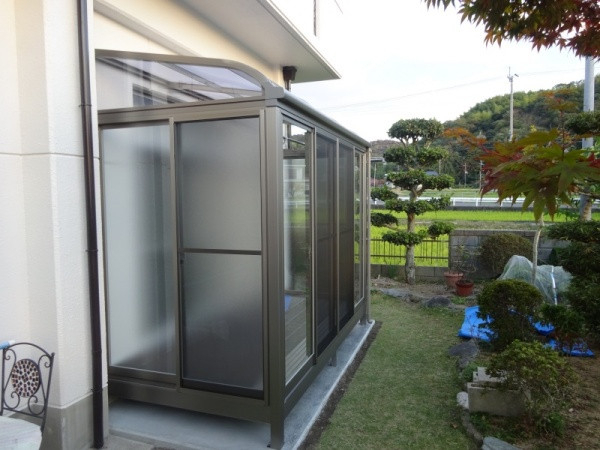 サトートーヨー住器の雨の日も安心！物干しスペースが大変身！の施工後の写真1