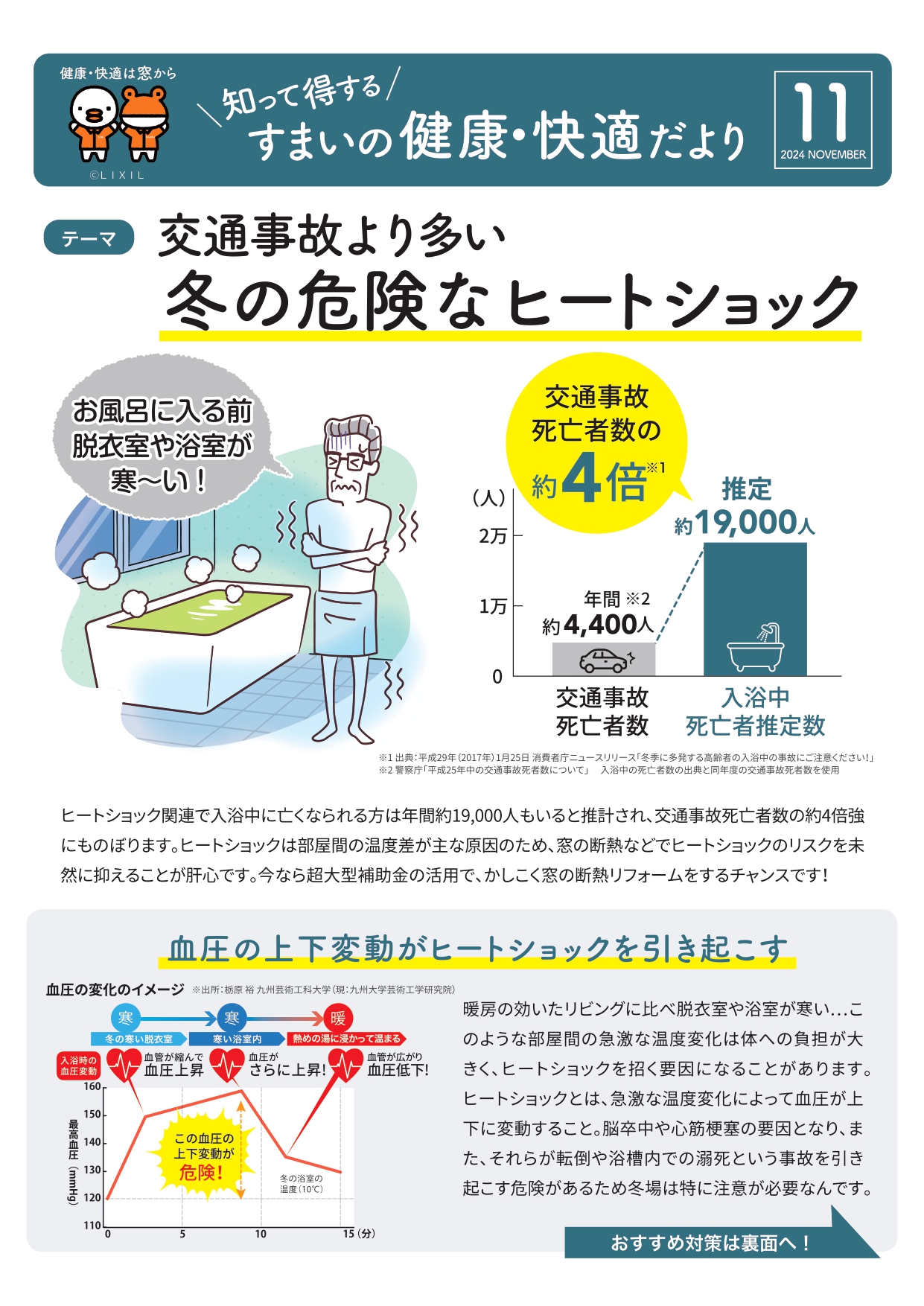 すまいの健康・快適だより 11月号 二葉屋のブログ 写真1